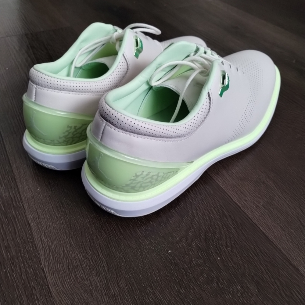 9.5 Or 10.5 Nike Jordan ADG 4 Golf Shoes Cleats Phantom Barely Volt DM0103-003 - Picture 2 of 11